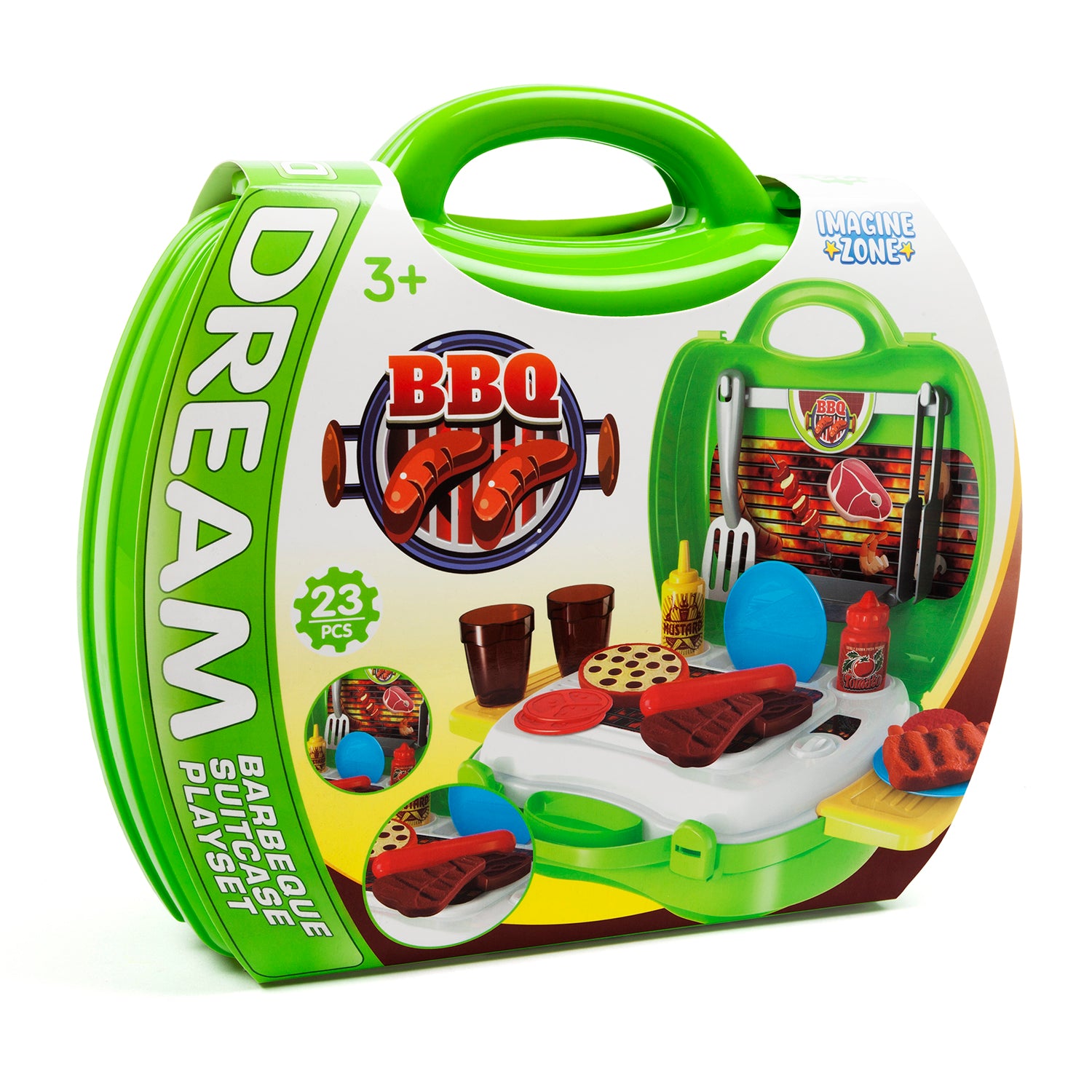 Dream Barbeque 23 Piece Suitcase Playset