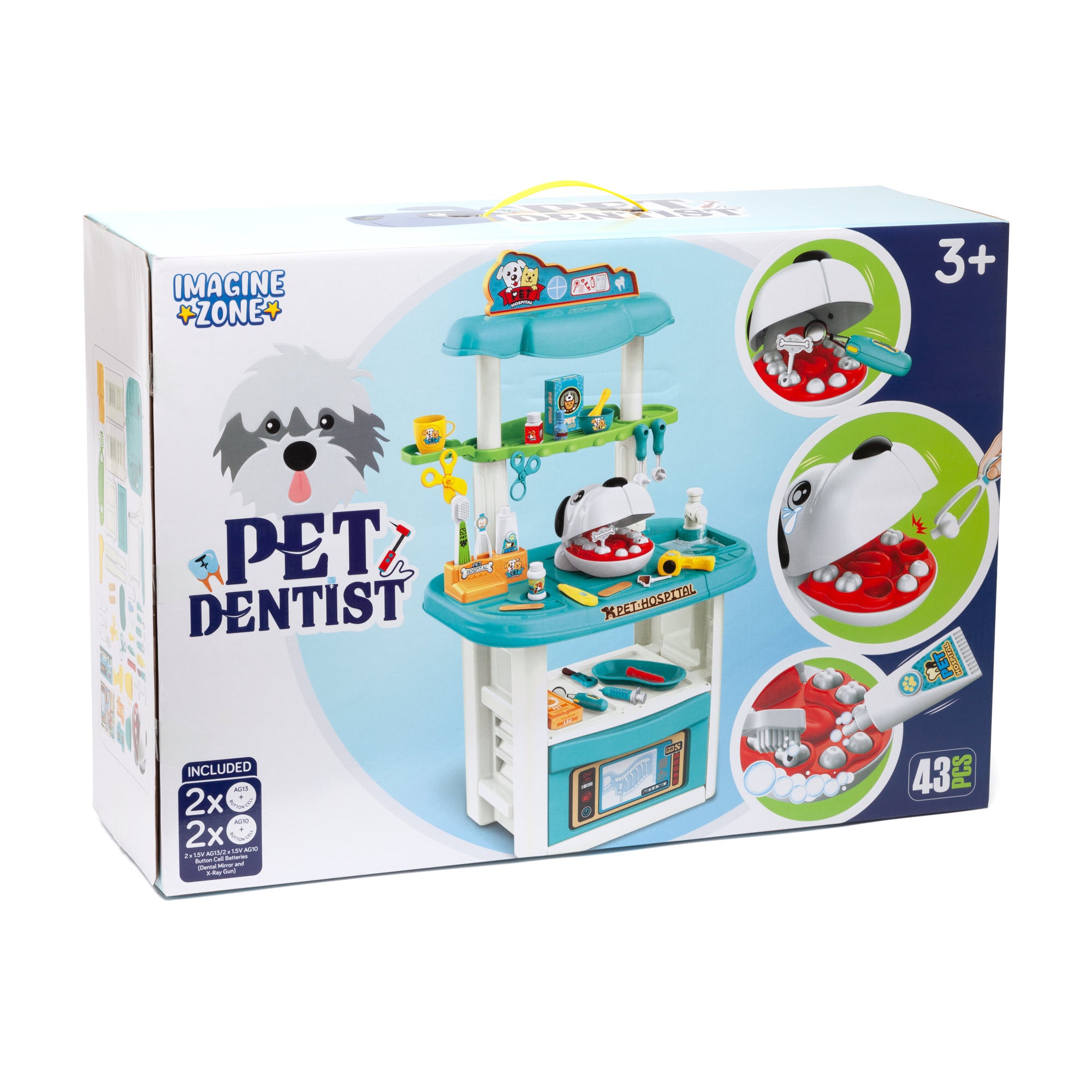 Pet Dentist Teeth Removal & Cleaning 43 Piece Playset