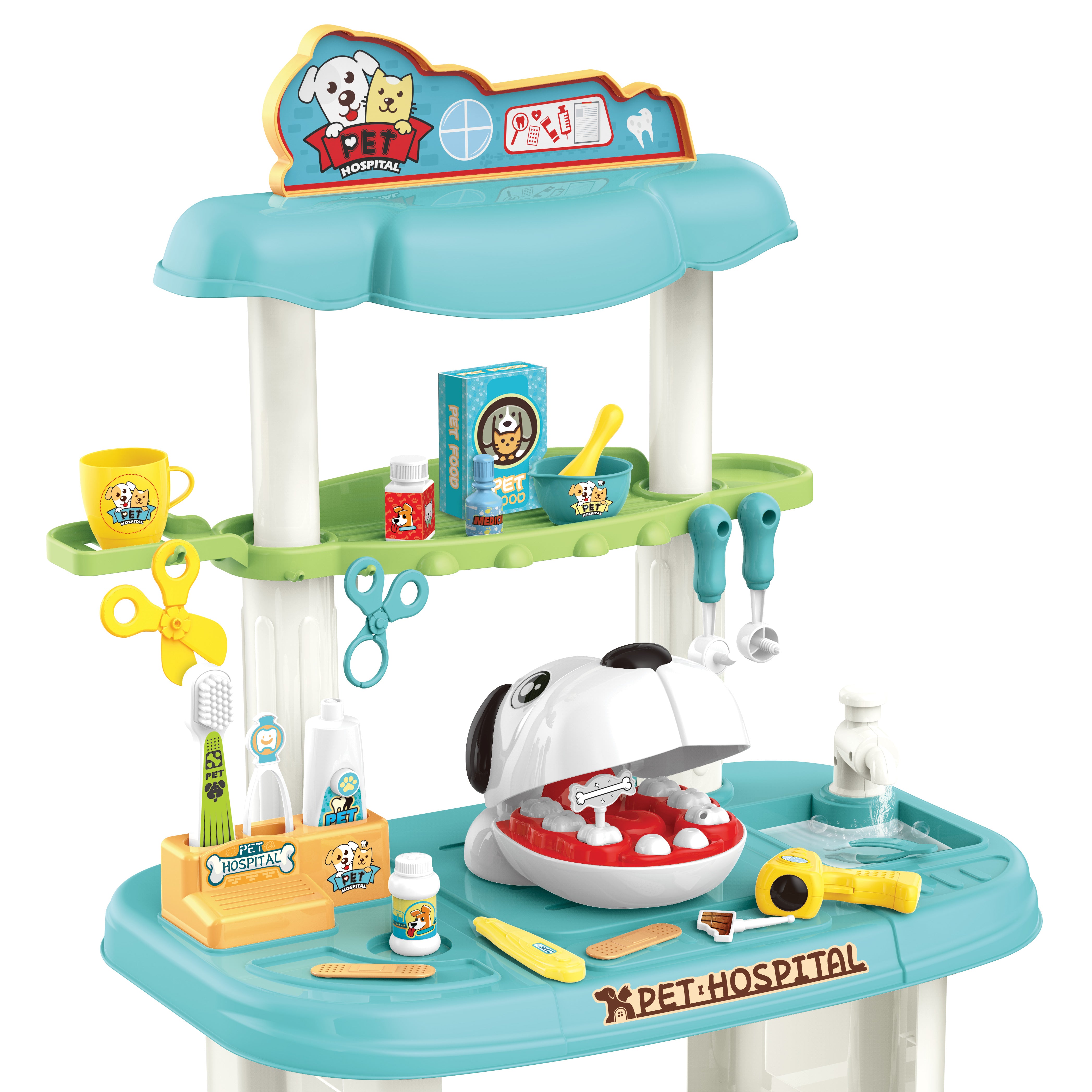 Juego de 43 piezas para dentista de mascotas: extracción y limpieza de dientes