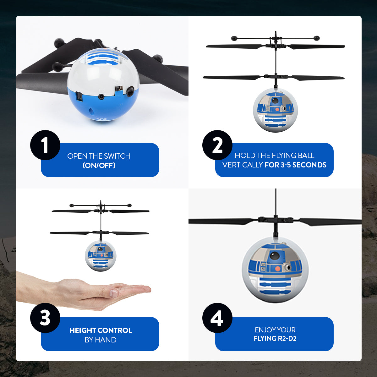 Bola helicoidal R2-D2 