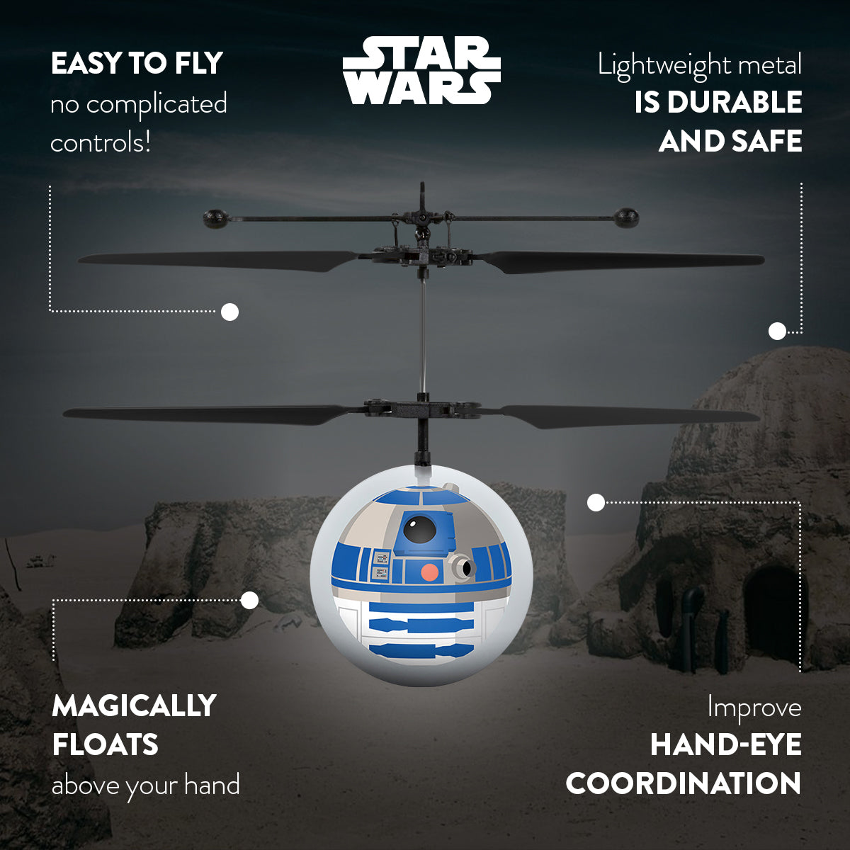 Bola helicoidal R2-D2 