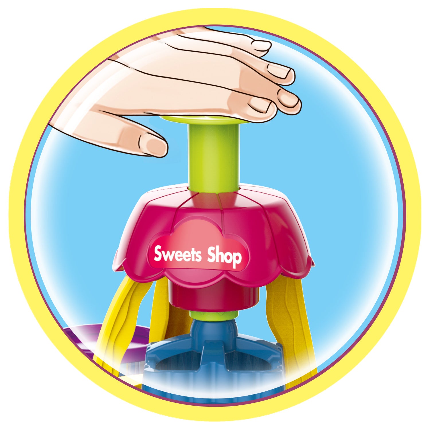Tienda de dulces de masa de actividades, juego de 37 piezas