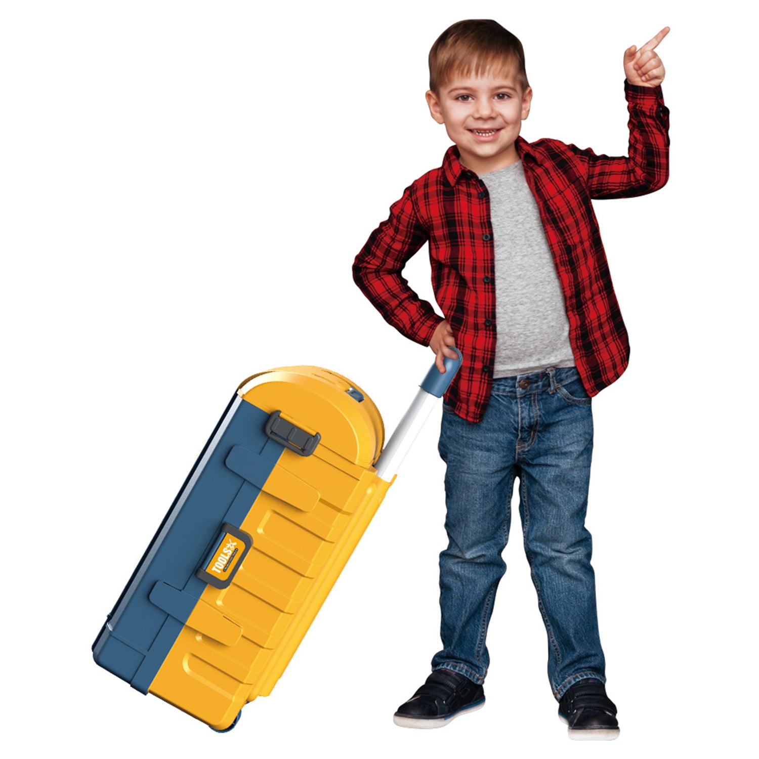 Maleta de herramientas móvil 3 en 1, juego de 46 piezas