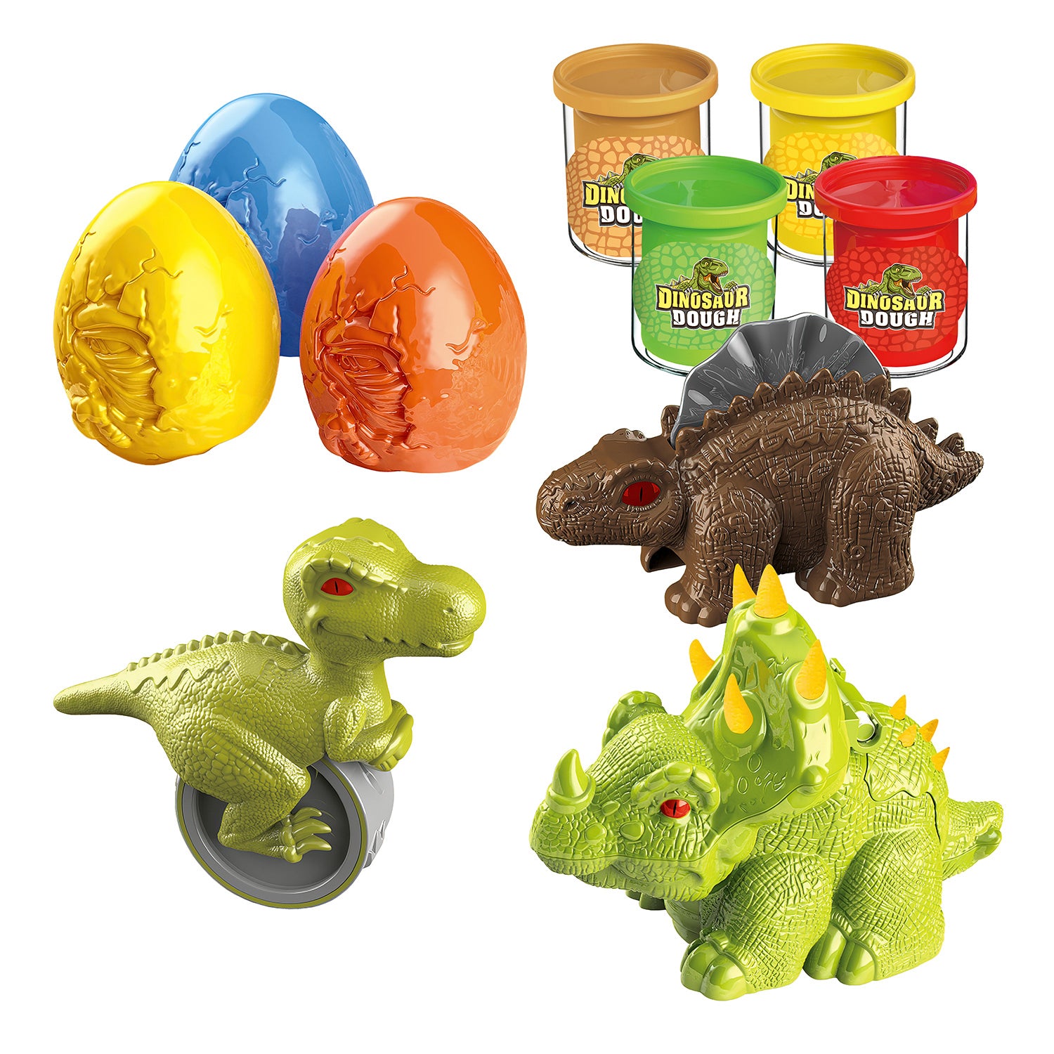 Dinosaur Dough 12 Piece Playset