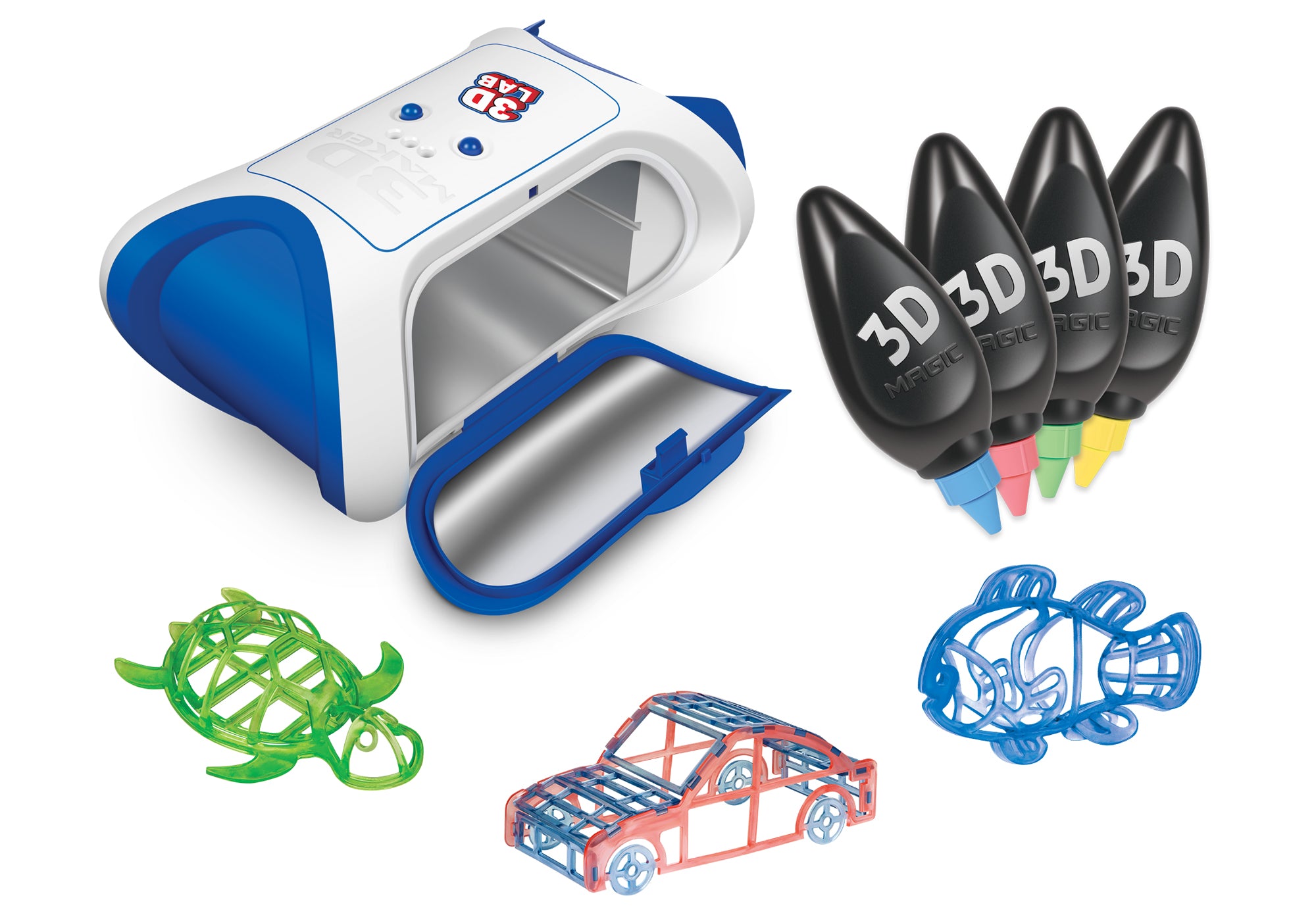 3D Lab 3D Maker UV Light Box Playset