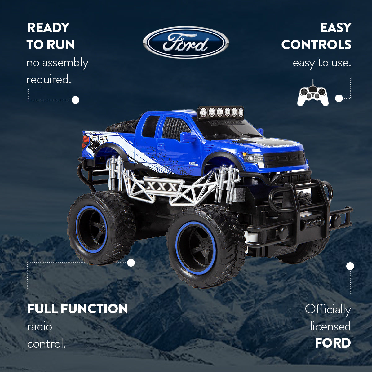 Trail Attack Ford F150 SVT Raptor RC Truck [1:24]