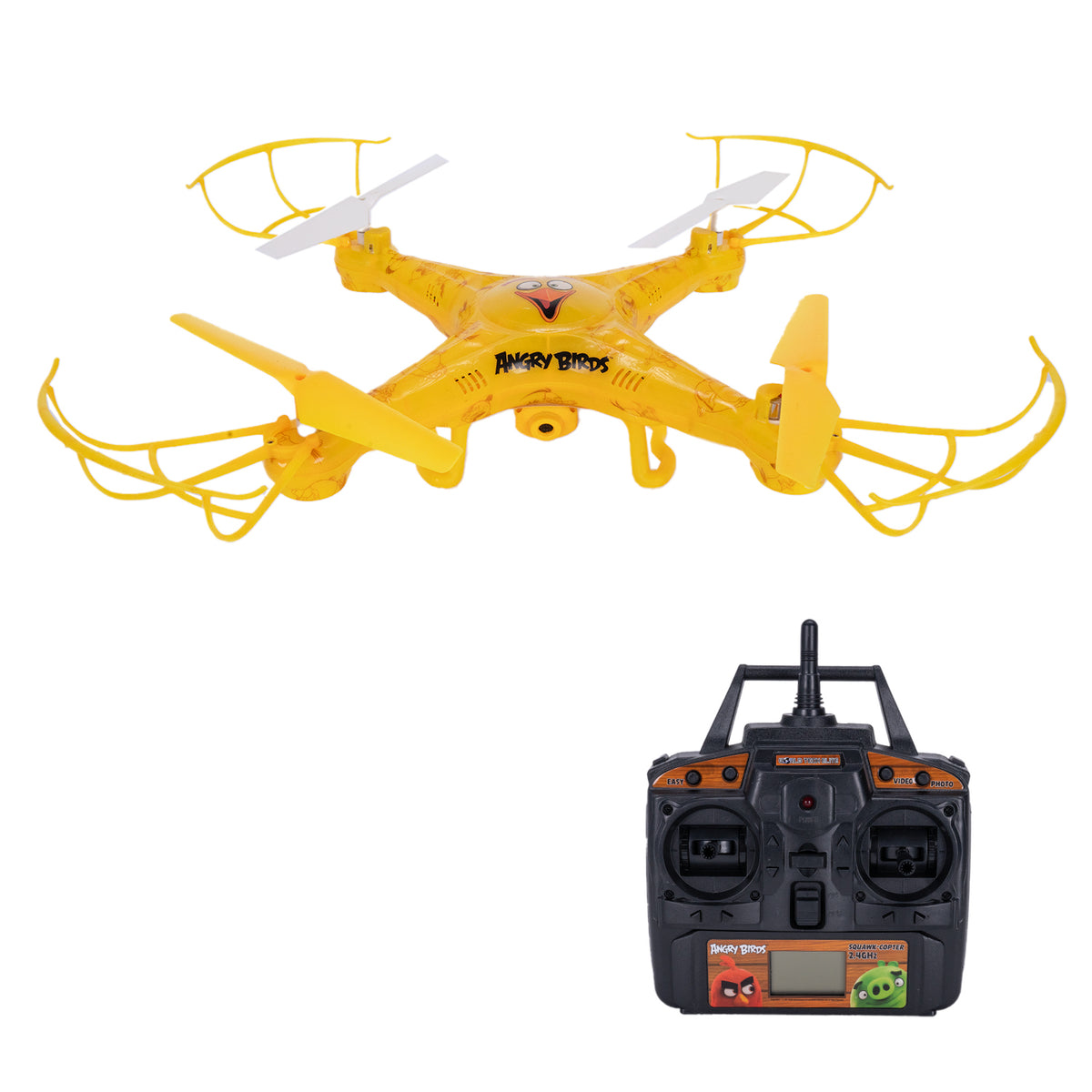Helicóptero Chuck Squawk con licencia de Angry Birds, 4,5 canales, 2,4 GHz