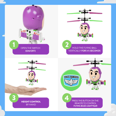 Buzz Lightyear Big Head UFO | HobbyTron™
