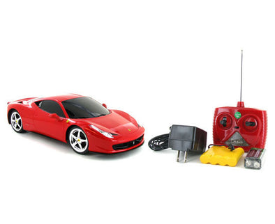 ミニカー Ferrari 458 Italy Red RSR1408-1 14JE Ferrari Remote Controlled Car 458 Italia R/C Car 1:14 Scale