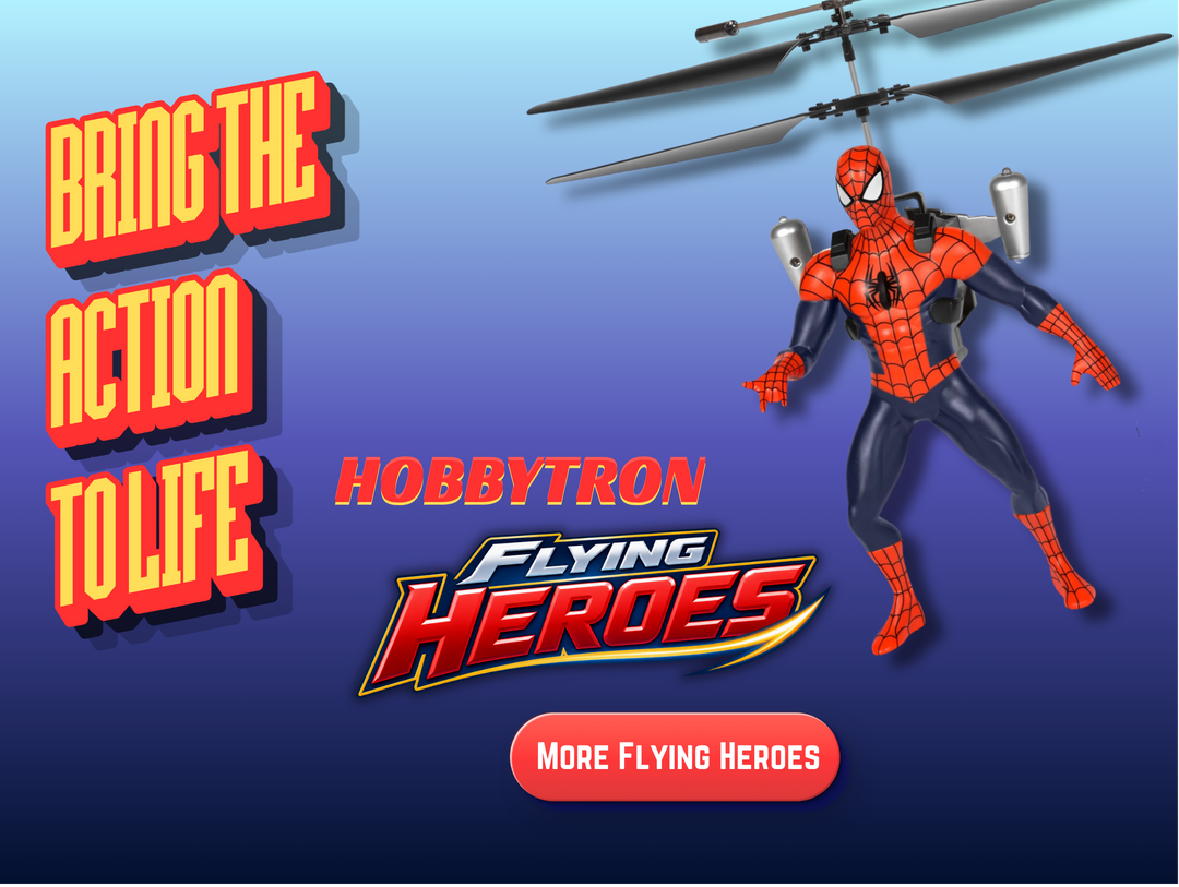 Bring the action to life — More Flying Heroes