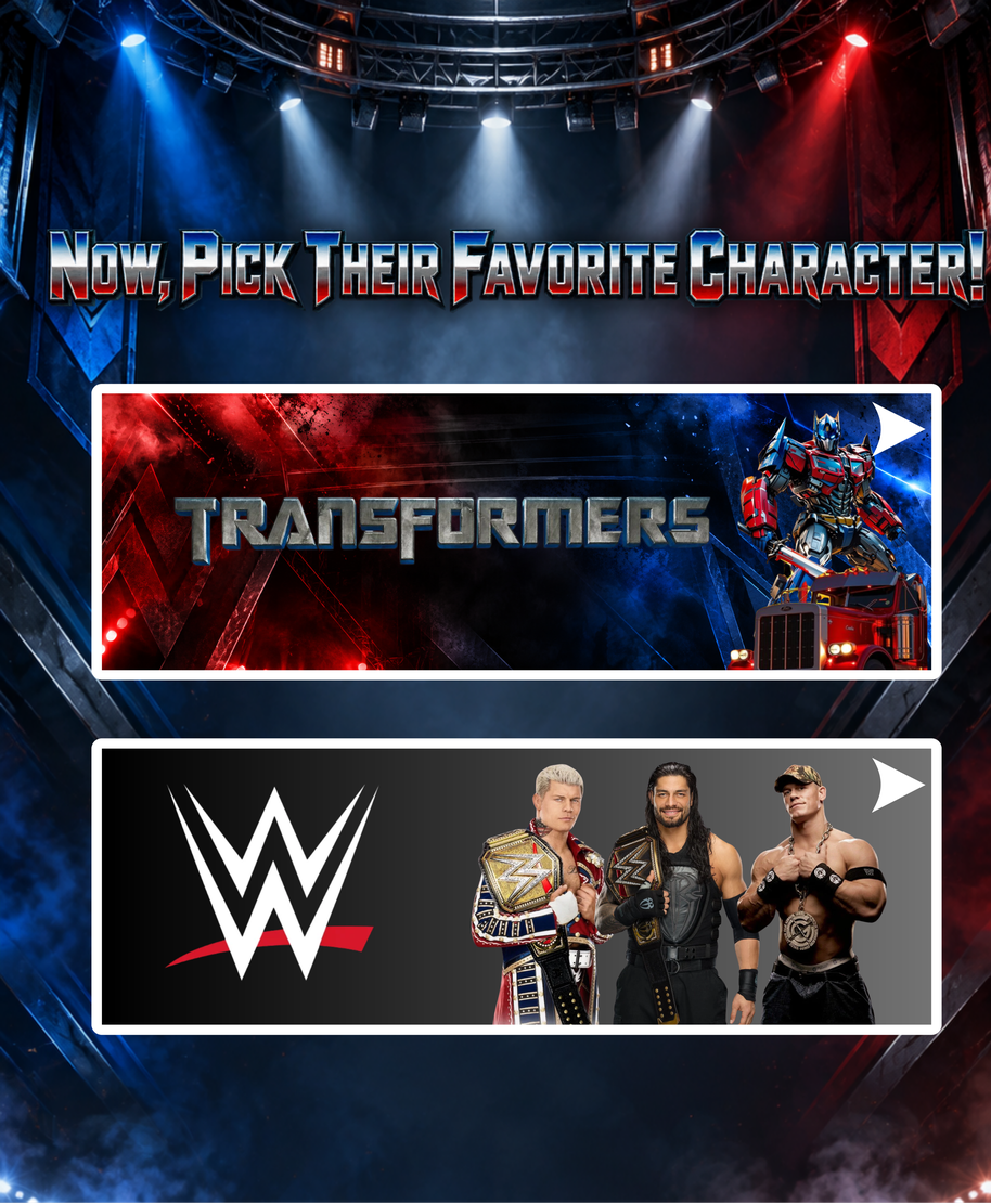 Now, Pick Their Favorite Character!